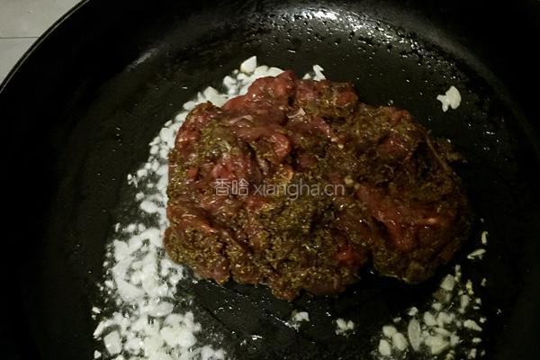 孜然牛肉夹膜的做法图解5