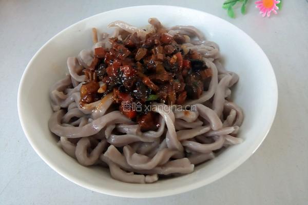 炸酱，紫薯面条的做法图解20