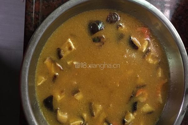 香菇虾米蒸水蛋的做法图解4