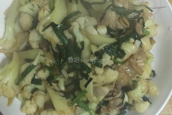 家常有机菜花的做法图解9