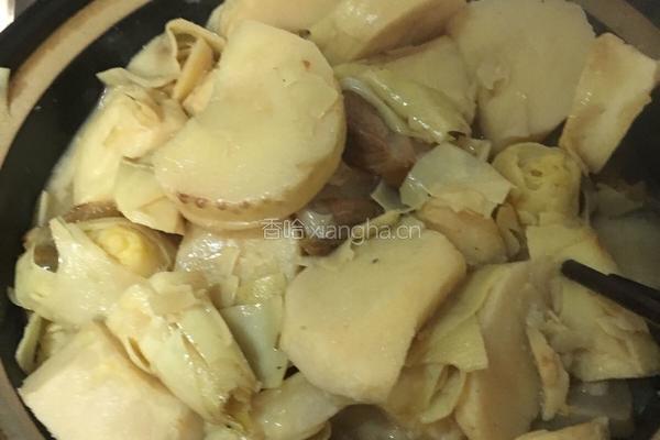 腊肉炖毛笋的做法图解15