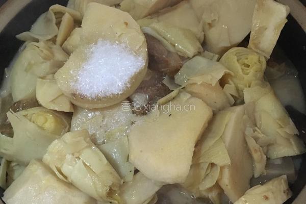 腊肉炖毛笋的做法图解16