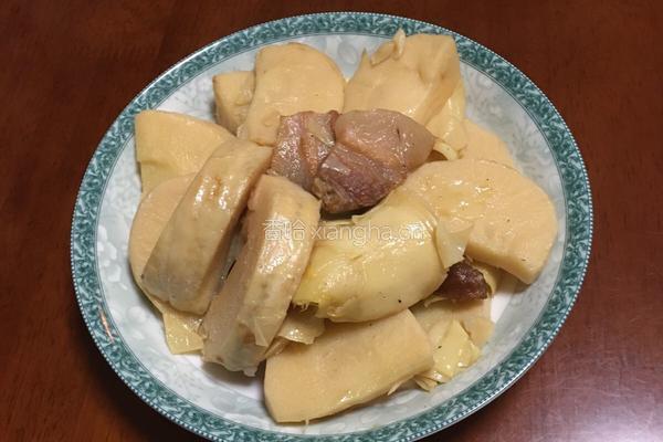 腊肉炖毛笋的做法图解17