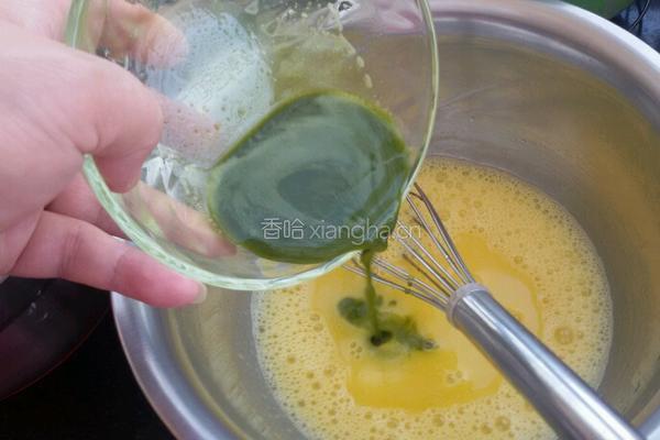 抹茶蛋糕卷的做法图解6