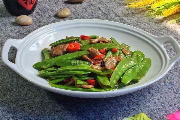 荷兰豆炒肉的做法图解11