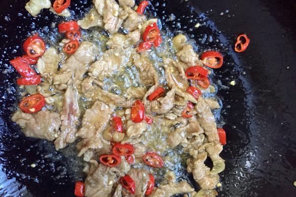 荷兰豆炒肉的做法图解8