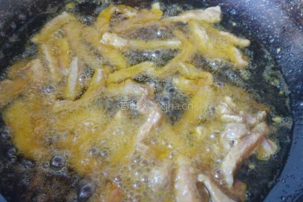 酸甜肉段的做法图解5