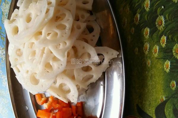 清炒藕片的做法图解2