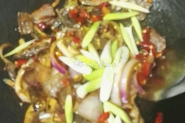 小炒腊味的做法图解6