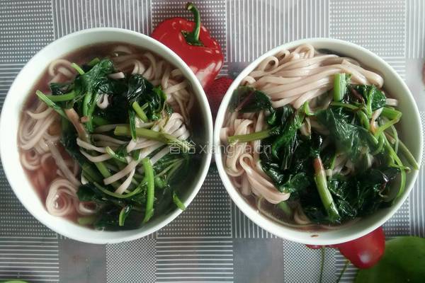 炝汤汉菜面条