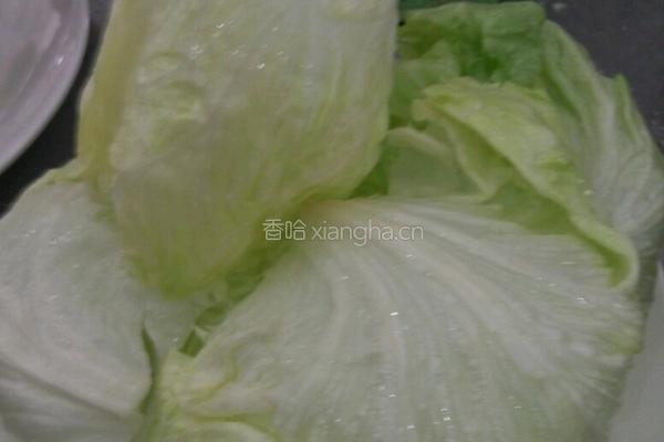 蚬子生菜包的做法图解1