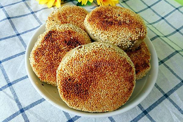 芝麻酱烧饼的做法图解16
