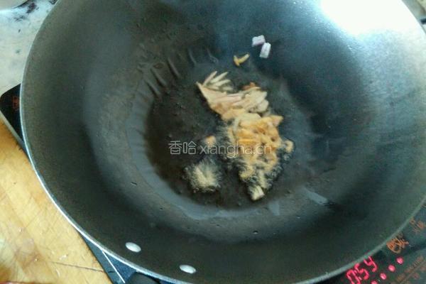 油白菜炒肉的做法图解2