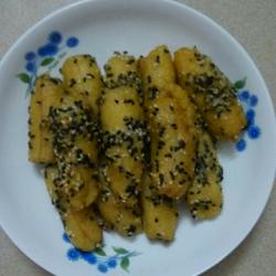 炸芝麻香蕉的做法[图]