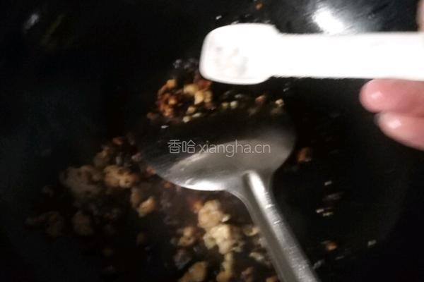 肉末香菇青菜的做法图解5