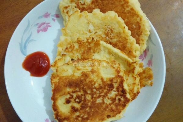 鸡蛋馒头饼的做法图解4