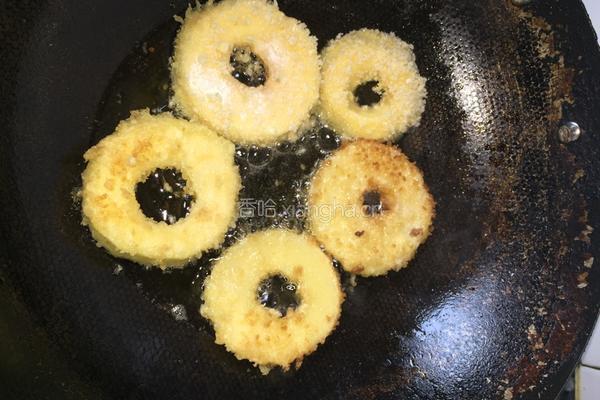 香煎苹果圈！的做法图解6