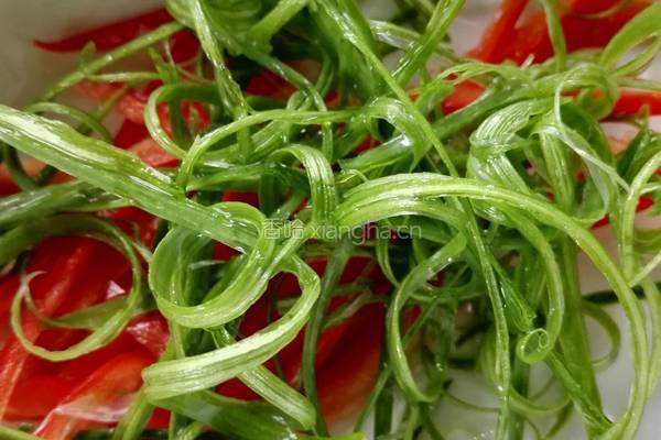 浇油金针菇肉片的做法图解5