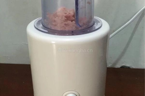 玉子豆腐蒸肉丸的做法图解2