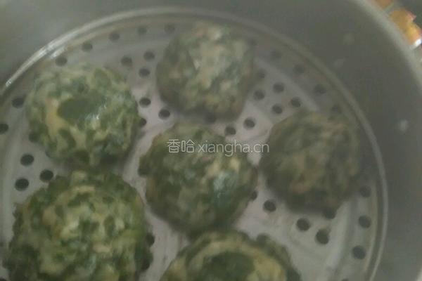 菠菜窝头的做法图解5