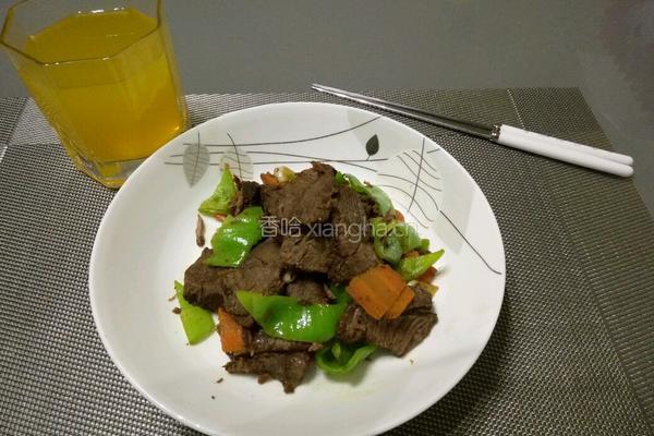 辣炒卤牛肉的做法图解5