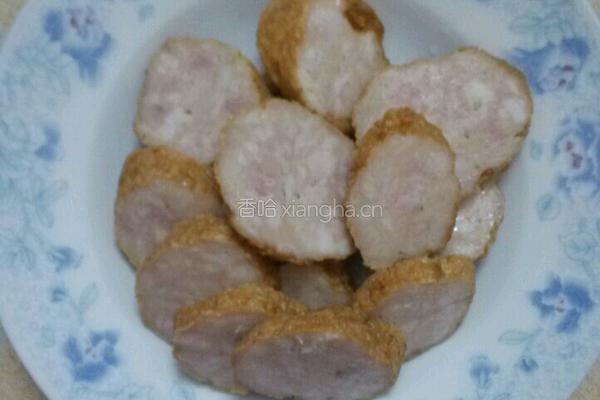 油炸肉饼的做法图解2
