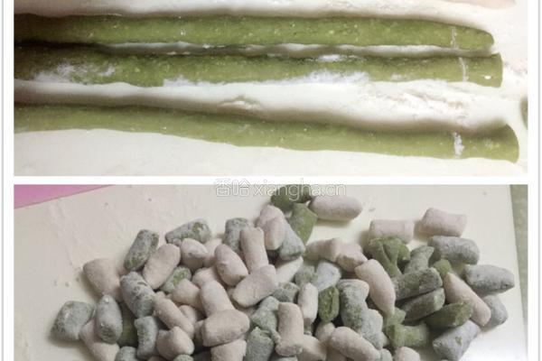 抹茶芋圆红豆芒果西米露的做法图解2