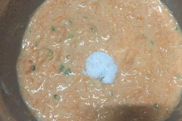 胡萝卜鸡蛋饼的做法图解6
