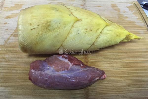 冬笋炒肉片的做法图解1