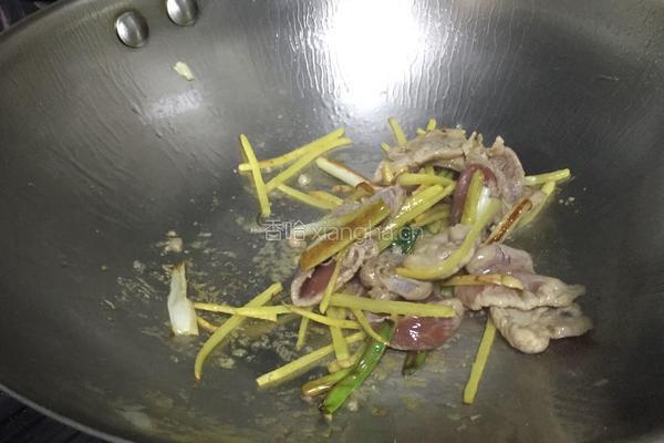 冬笋炒肉片的做法图解8