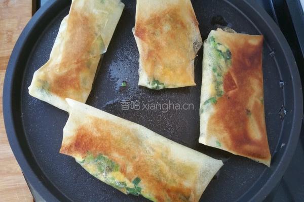 煎饼韭菜盒子的做法图解14