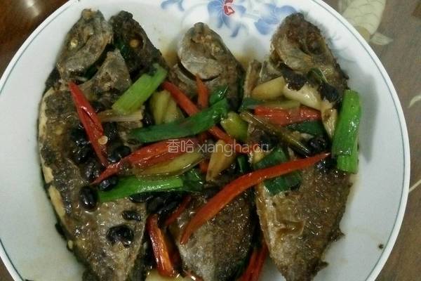 煎煮蓝子鱼的做法图解6