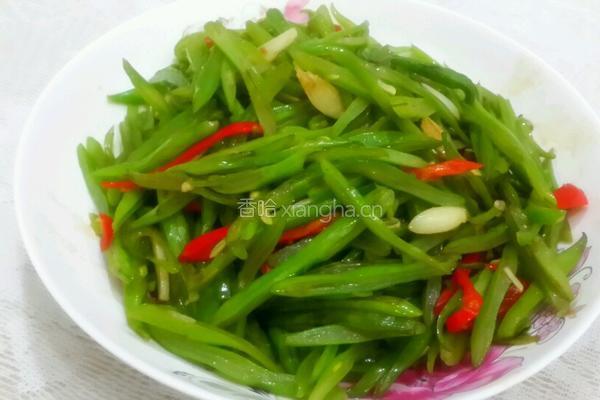 素炒豆角的做法图解6