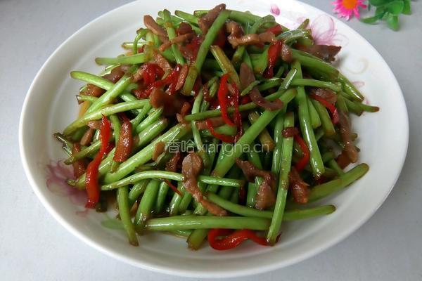 蒿子咸肉的做法图解8