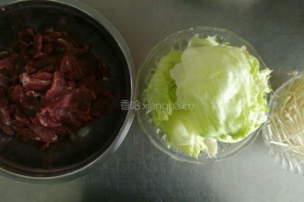 水煮牛肉片的做法图解1
