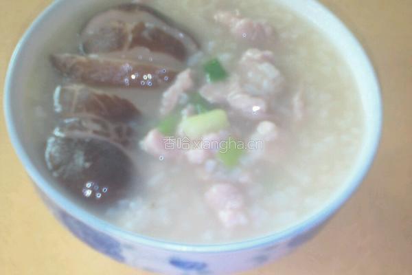 香菇瘦肉粥的做法图解5