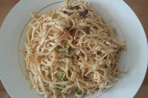 葱油干豆腐的做法图解8