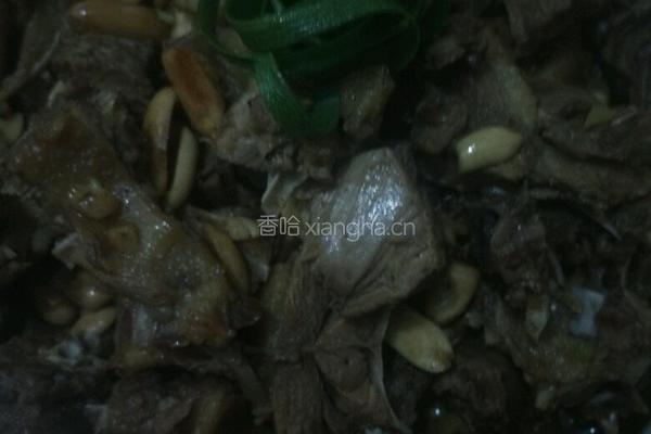 花生炒鸭的做法图解8