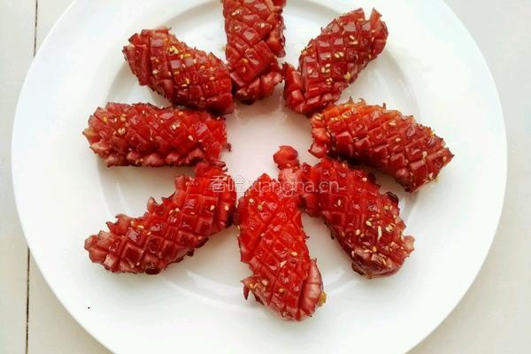 香煎脆皮肠的做法图解12