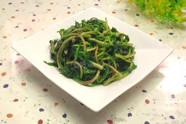 素炒马兰的做法图解5