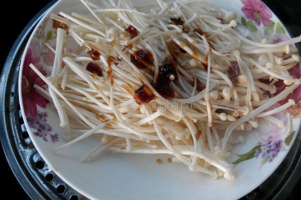清蒸金针菇的做法图解3