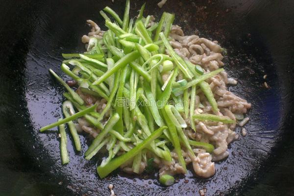 青椒肉丝的做法图解4