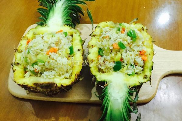 菠萝炒饭的做法图解13