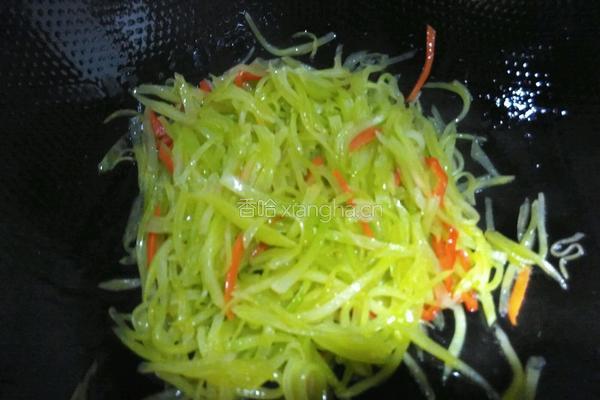 素炒莴苣丝的做法图解8