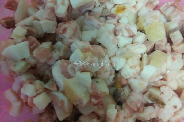 腊肉混沌的做法图解1