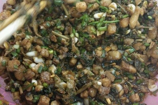 腊肉混沌的做法图解4