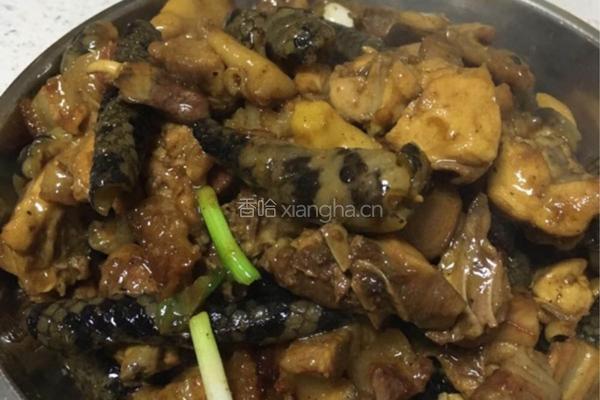 红烧蛇鸡煲的做法图解4