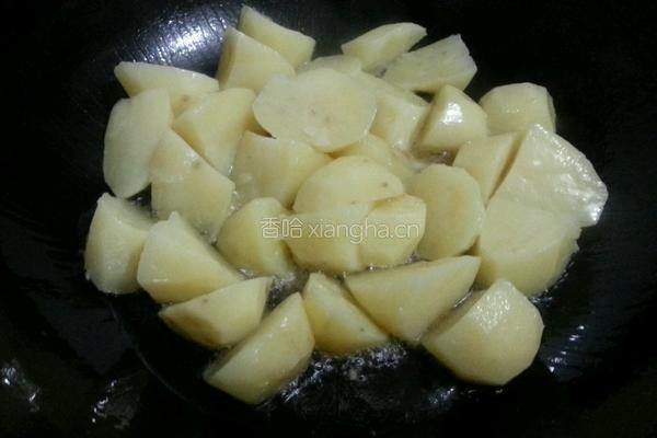 香煎土豆炒肉沫的做法图解6