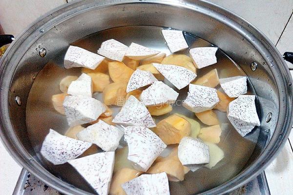 香芋番薯糖水的做法图解2