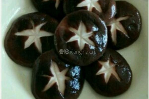香菇炒油菜的做法图解4
